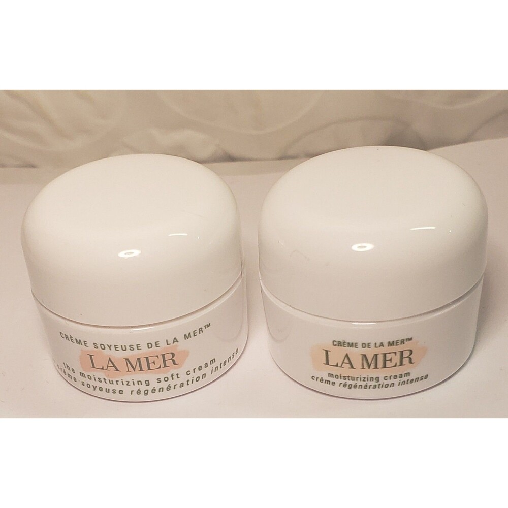 NEW NOT IN BOX La Mer Moisturizing Cream Bundle TRAVEL SIZE 1 @3.5ml 1-smaller